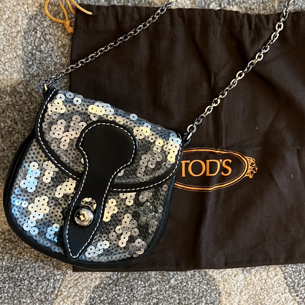 Tod’s Sequin evening purse
